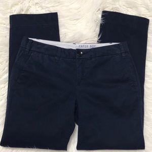 Anthropology paper boy cropped chino pants